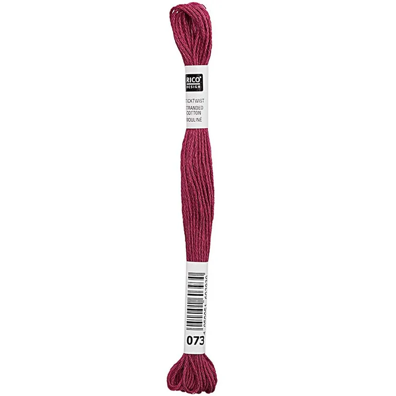 Rico Sticktwist Stickgarn 8 m 073 Berry Red