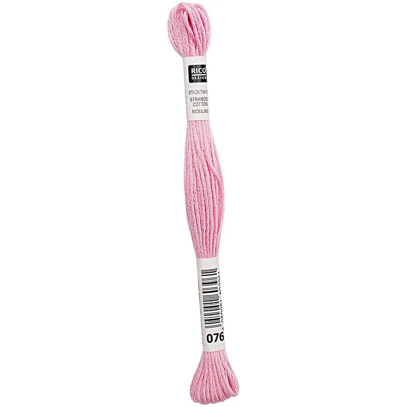Rico Sticktwist Stickgarn 8 m 076 Pink