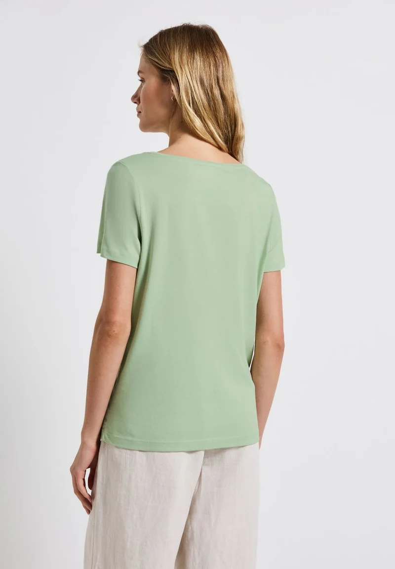 T-Shirt mit Wording Print
