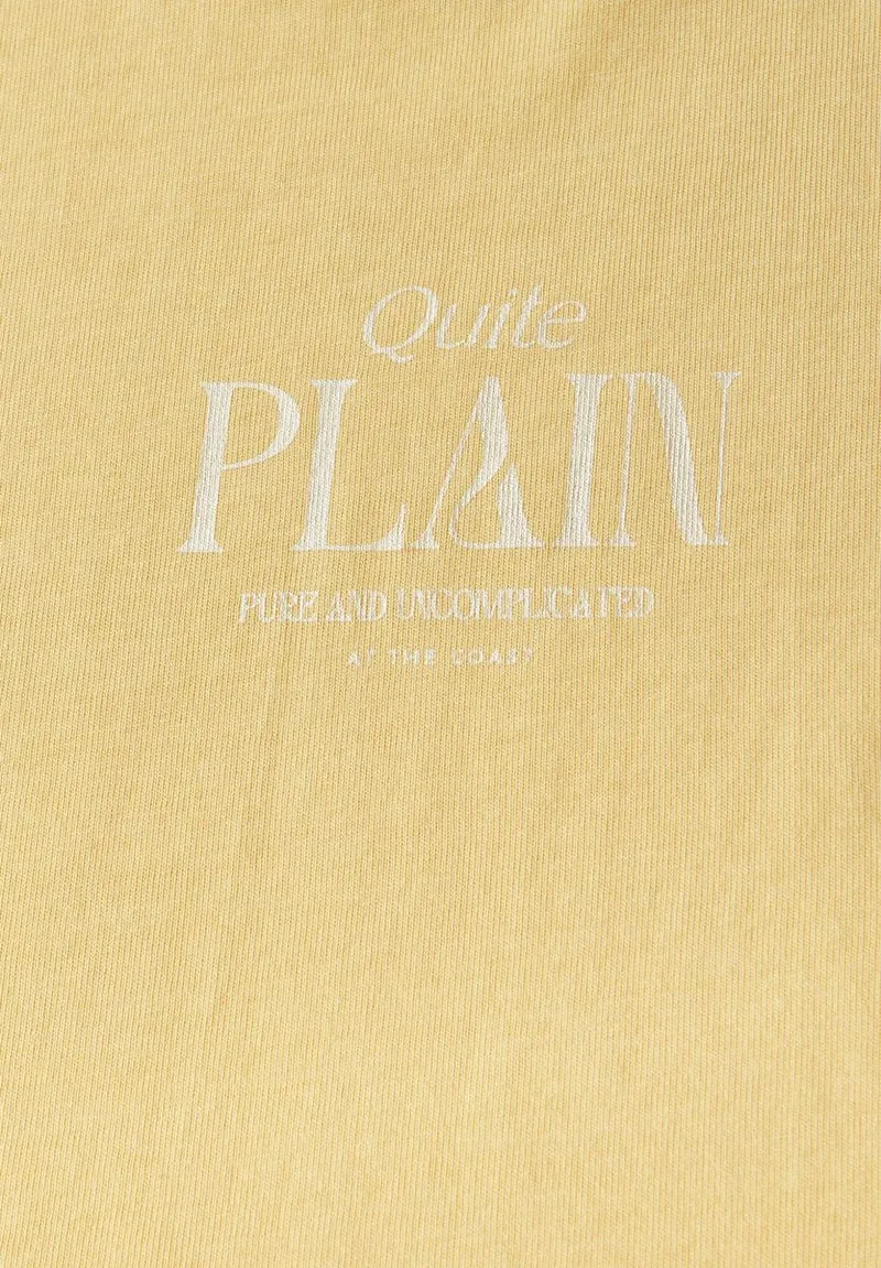 Basic Shirt mit Wording