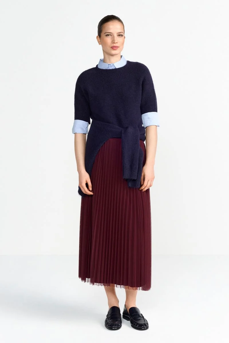 Tulle Plisse Skirt