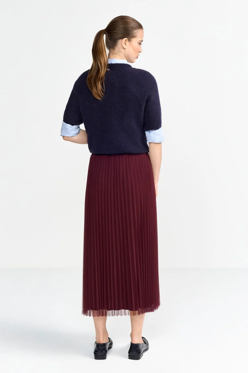 Tulle Plisse Skirt