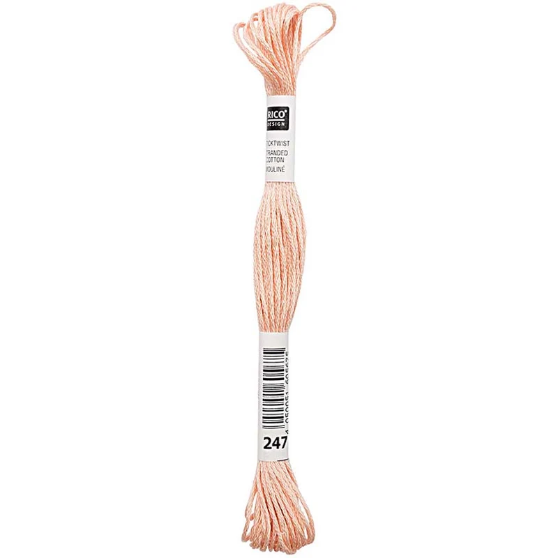 Rico Sticktwist Stickgarn 8 m 247 Rotbraun