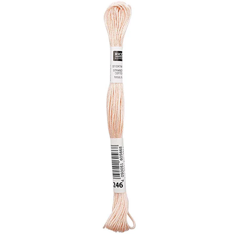Rico Sticktwist Stickgarn 8 m 246 Rotbraun