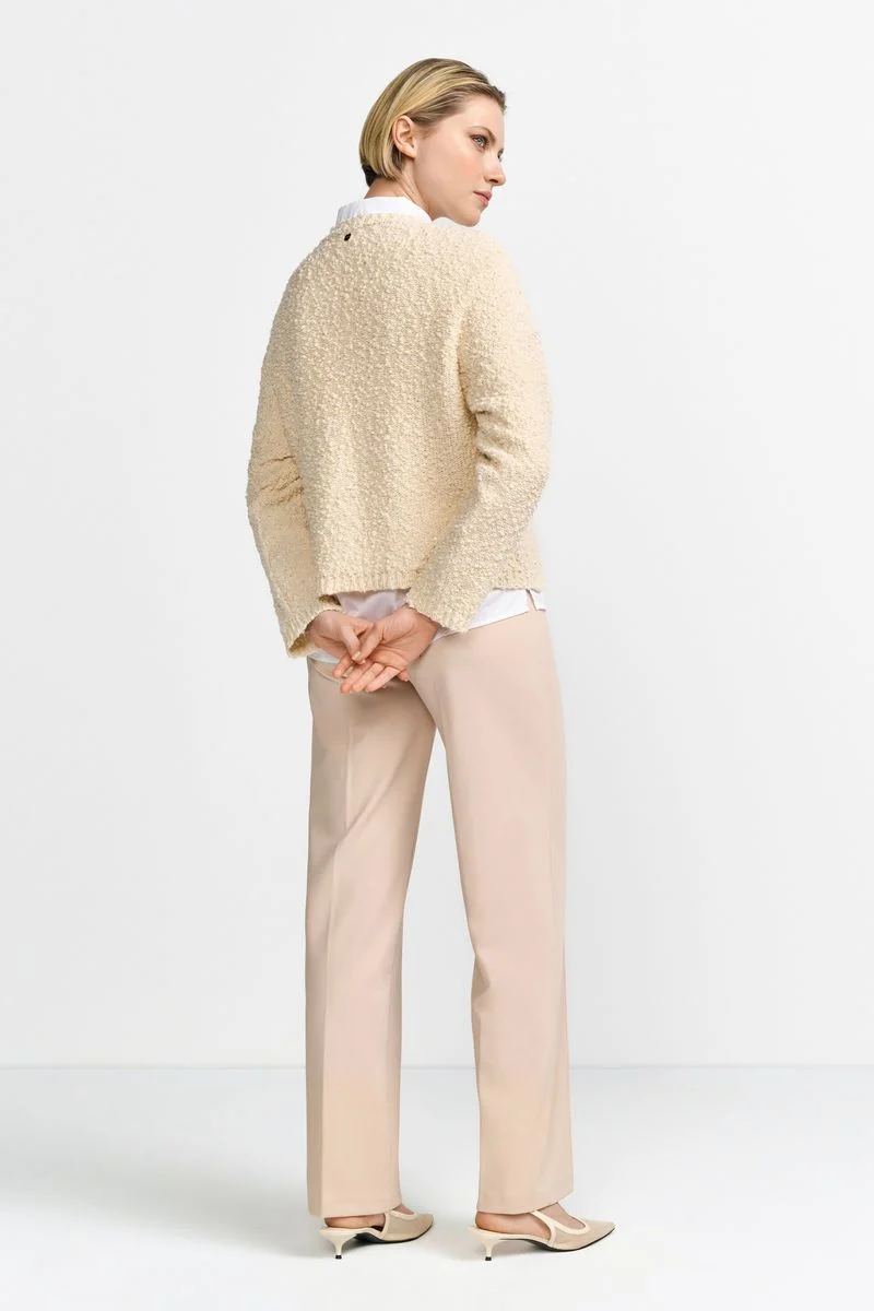 Slub Yarn Crew Neck