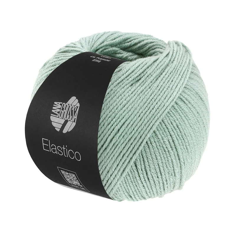 Lana Grossa Elastico 120 Grau-Grün