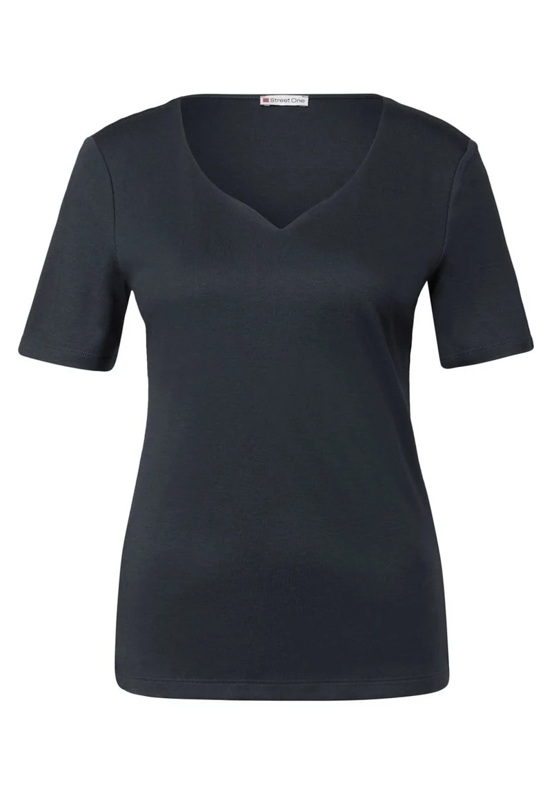 T-Shirt mit Herzausschnitt