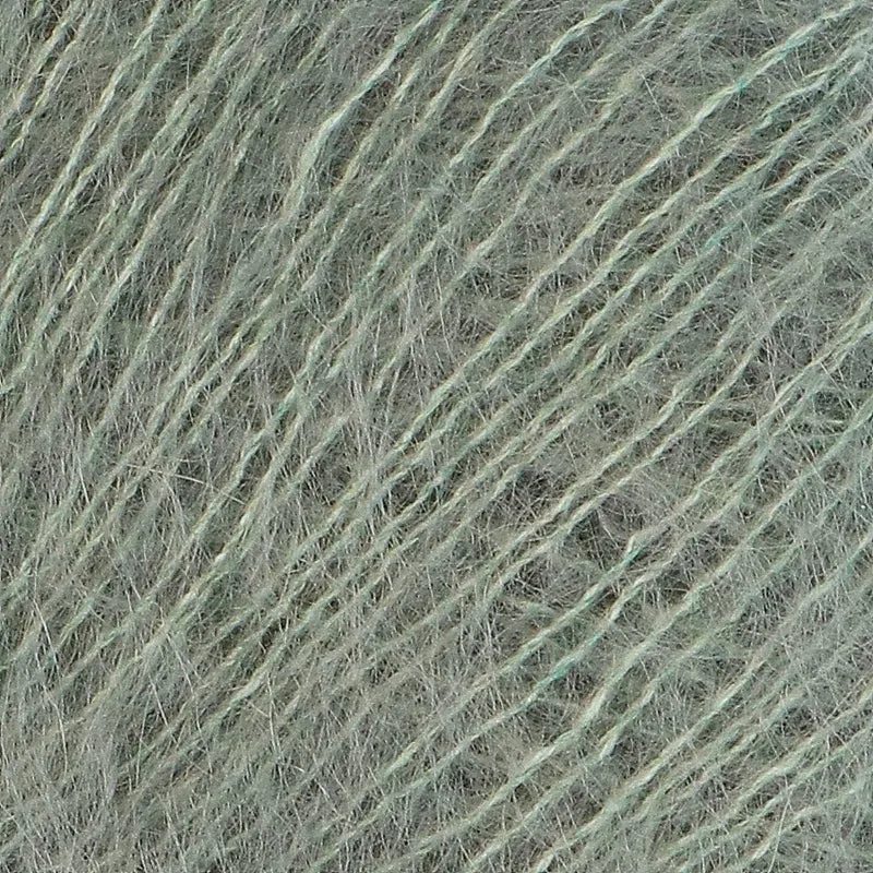 Lana Grossa Silkhair 105 Grau-Grün