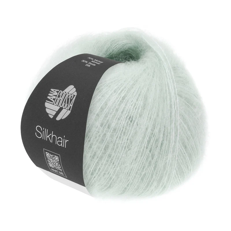 Lana Grossa Silkhair 041 Silber Grau