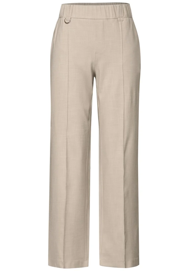Straight Leg Melange-Hose