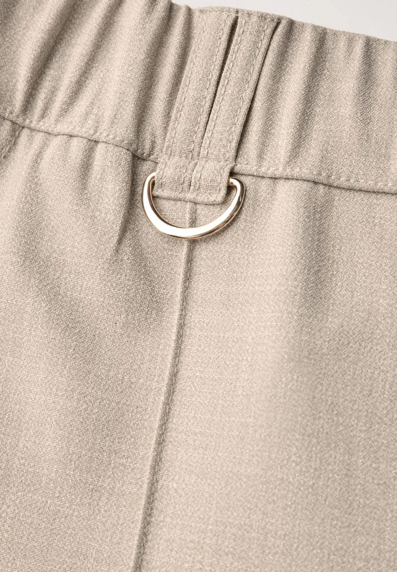 Straight Leg Melange-Hose