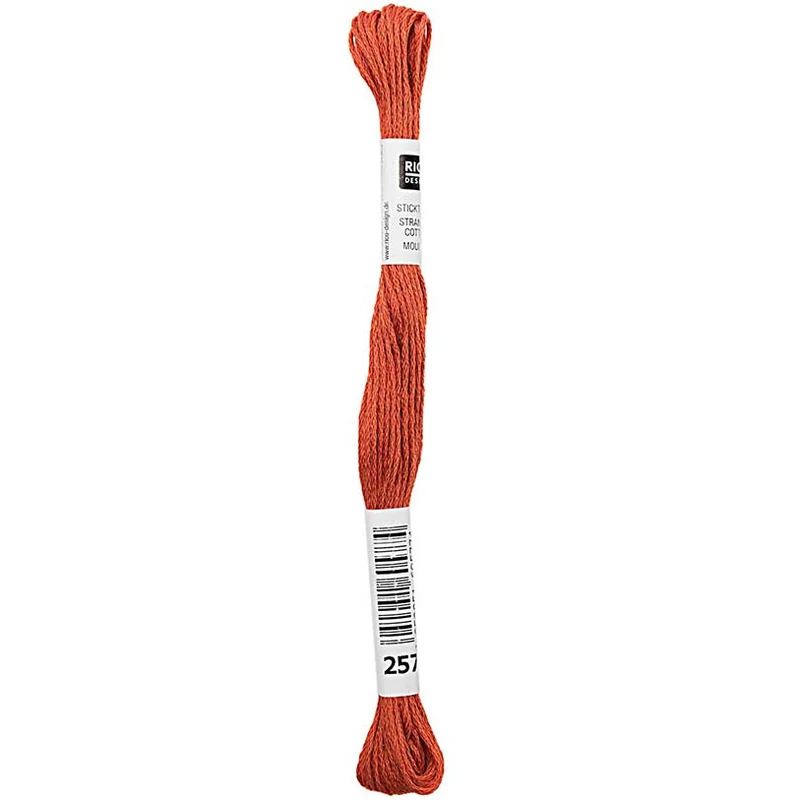 Rico Sticktwist Stickgarn 8 m 257 Garnet Red