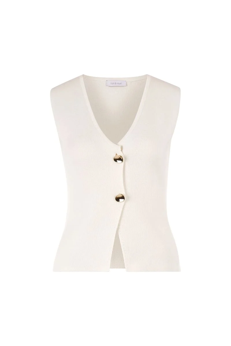 Knit Asymmetric Vest