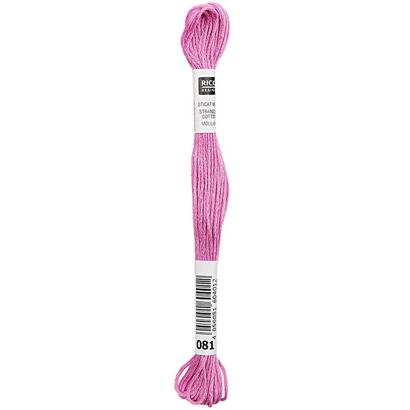 Rico Sticktwist Stickgarn 8 m 081 Magenta