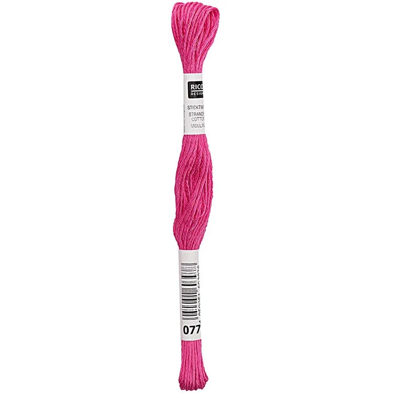 Rico Sticktwist Stickgarn 8 m 077 Pink