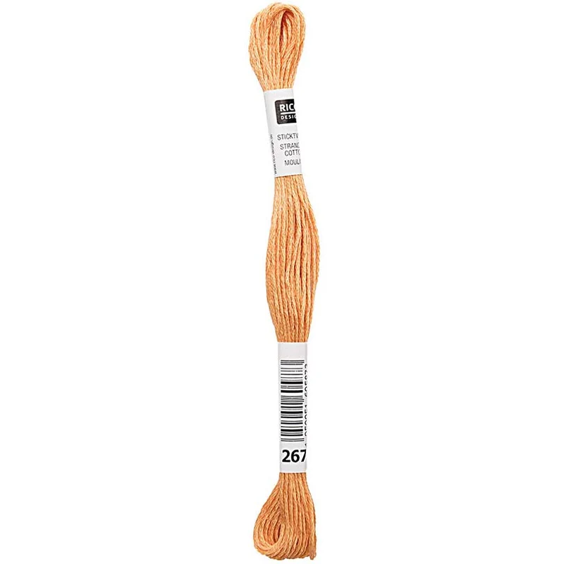 Rico Sticktwist Stickgarn 8 m 267 Rust Brown