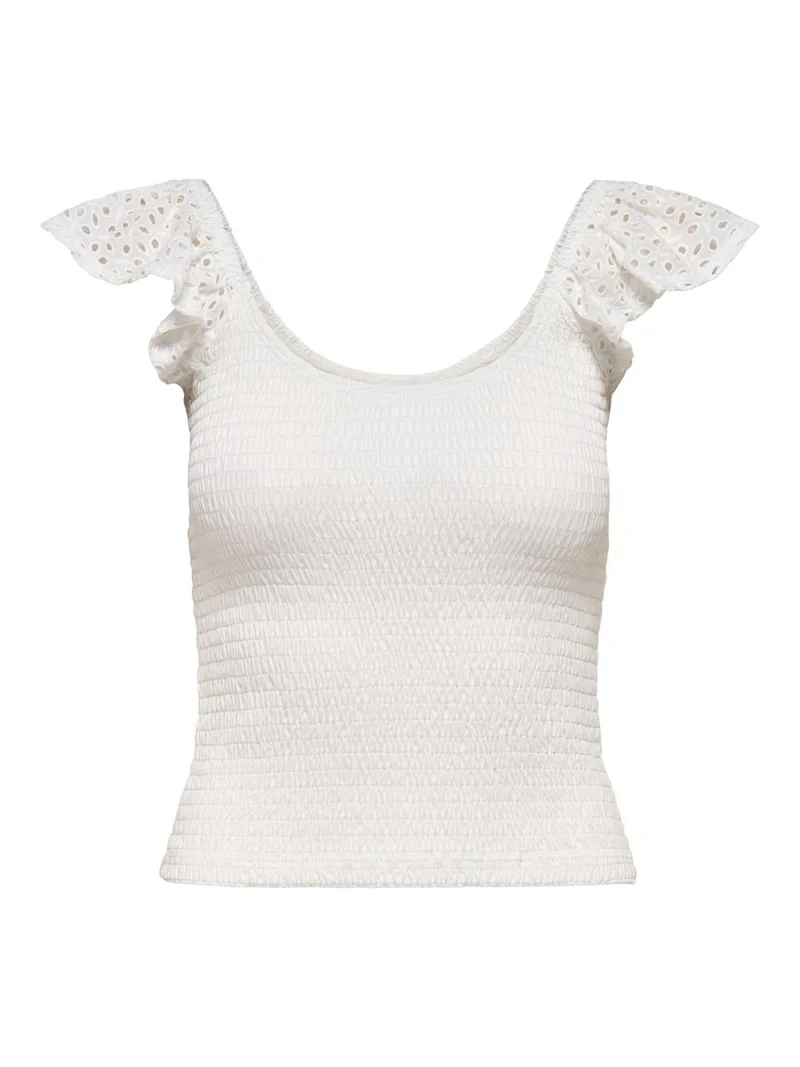 ONLGWEN LIFE S/L SMOCK TOP JRS