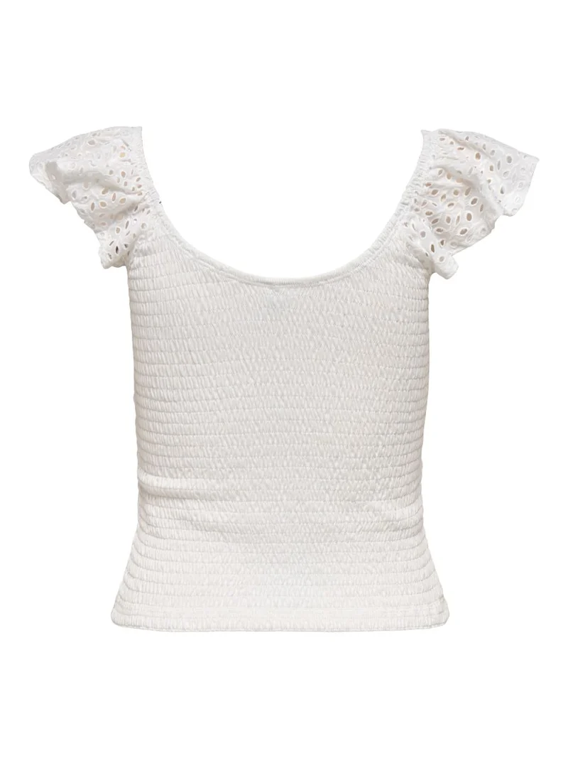 ONLGWEN LIFE S/L SMOCK TOP JRS