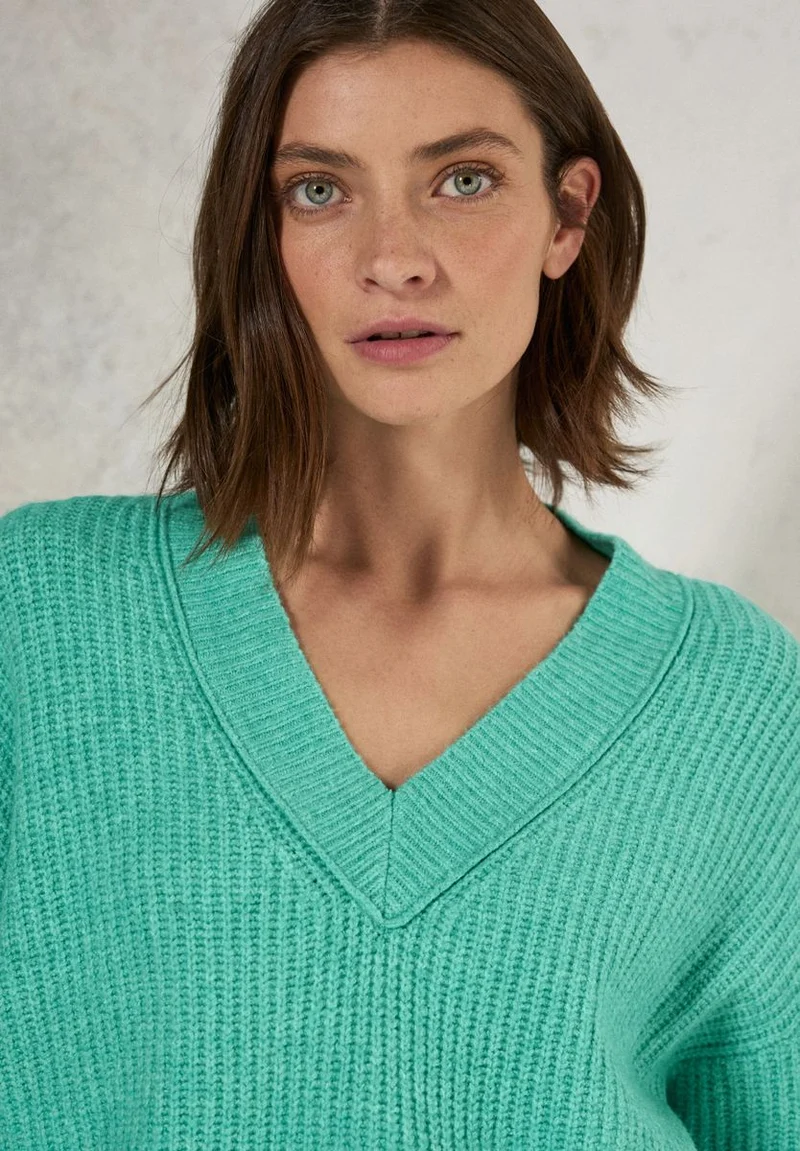 Pullover mit V-Ausschnitt