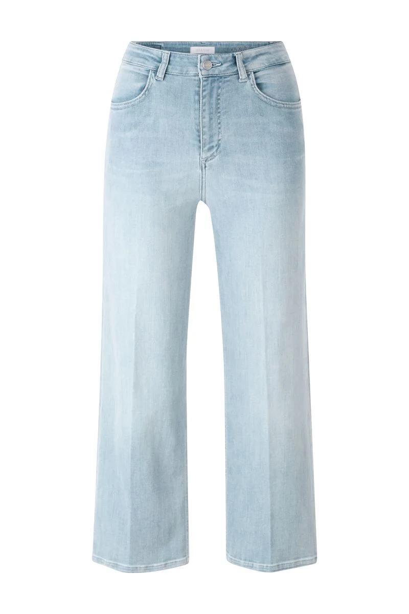 Culotte Light Blue Satin Denim
