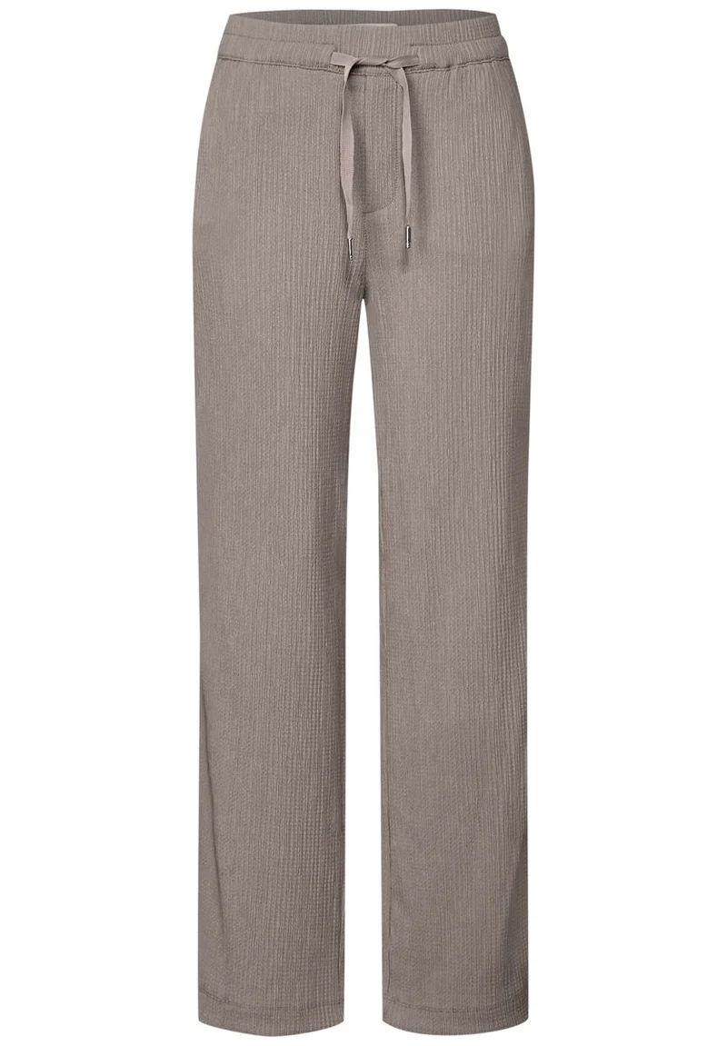 Wide Leg Hose mit Struktur