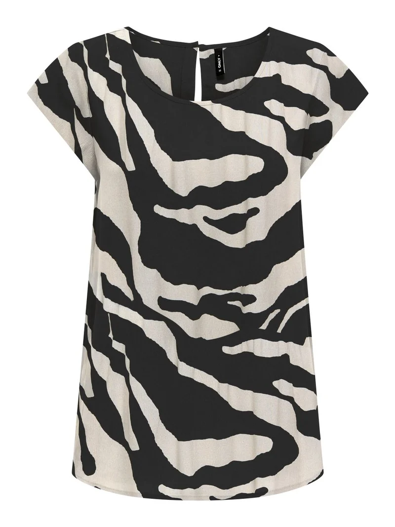 ONLNOVA LIFE VIS S/S TOP WVN