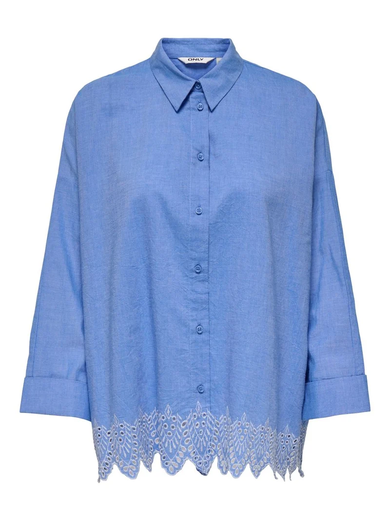 ONLGRACES TULUM LS EMB SHIRT WVN