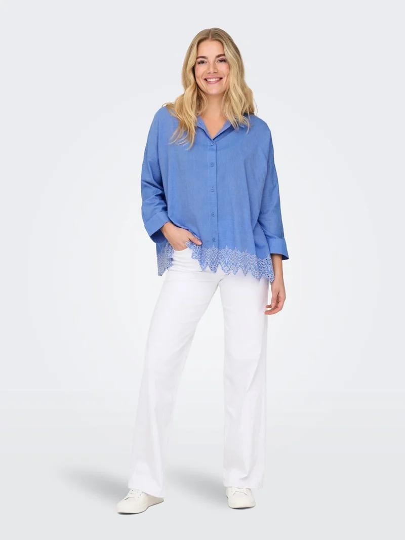 ONLGRACES TULUM LS EMB SHIRT WVN
