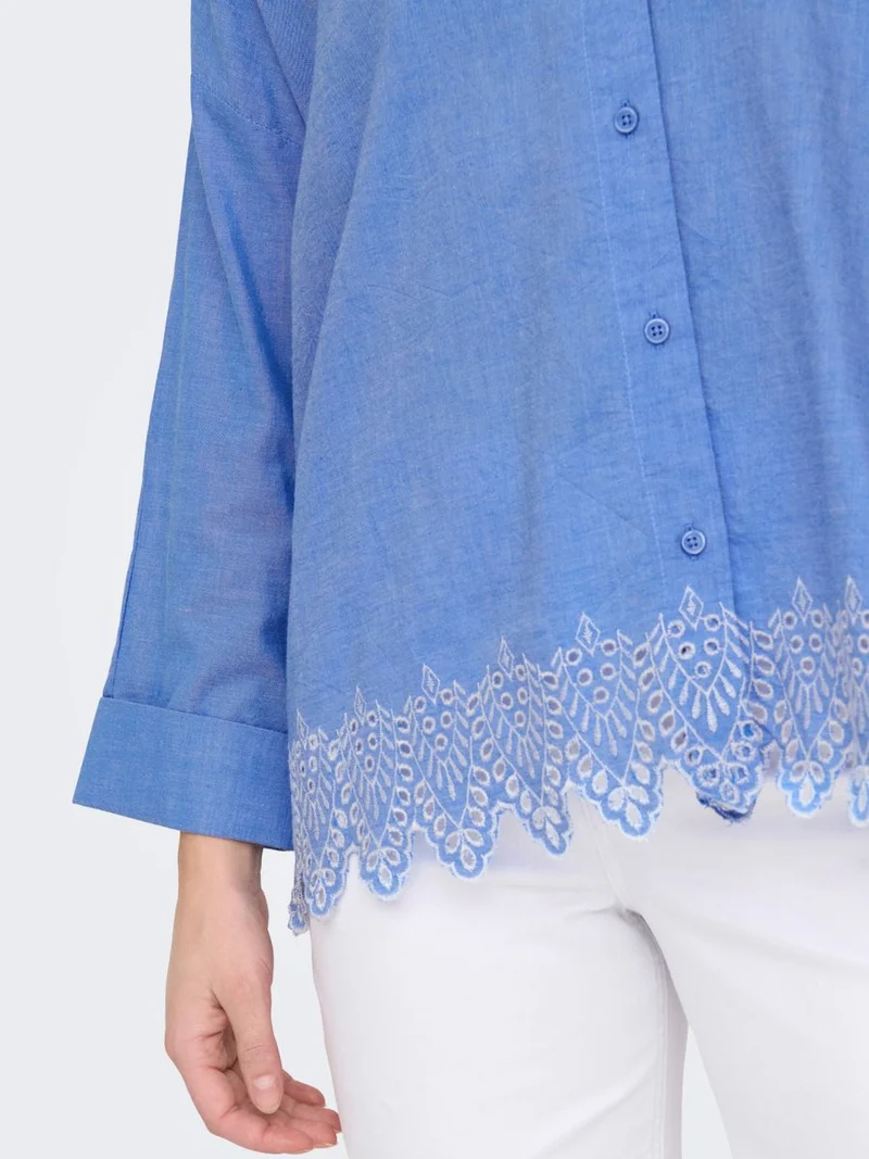 ONLGRACES TULUM LS EMB SHIRT WVN