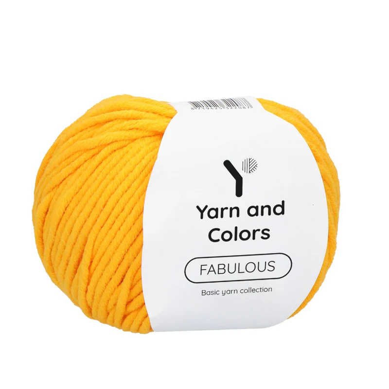 Yarn and Colors Fabulous 015 Senfgelb
