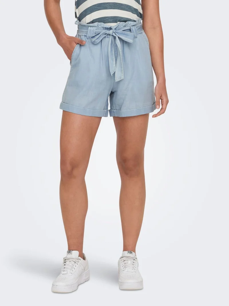 ONLBEA SMILLA HW PB LOOSE DNM SHORTS