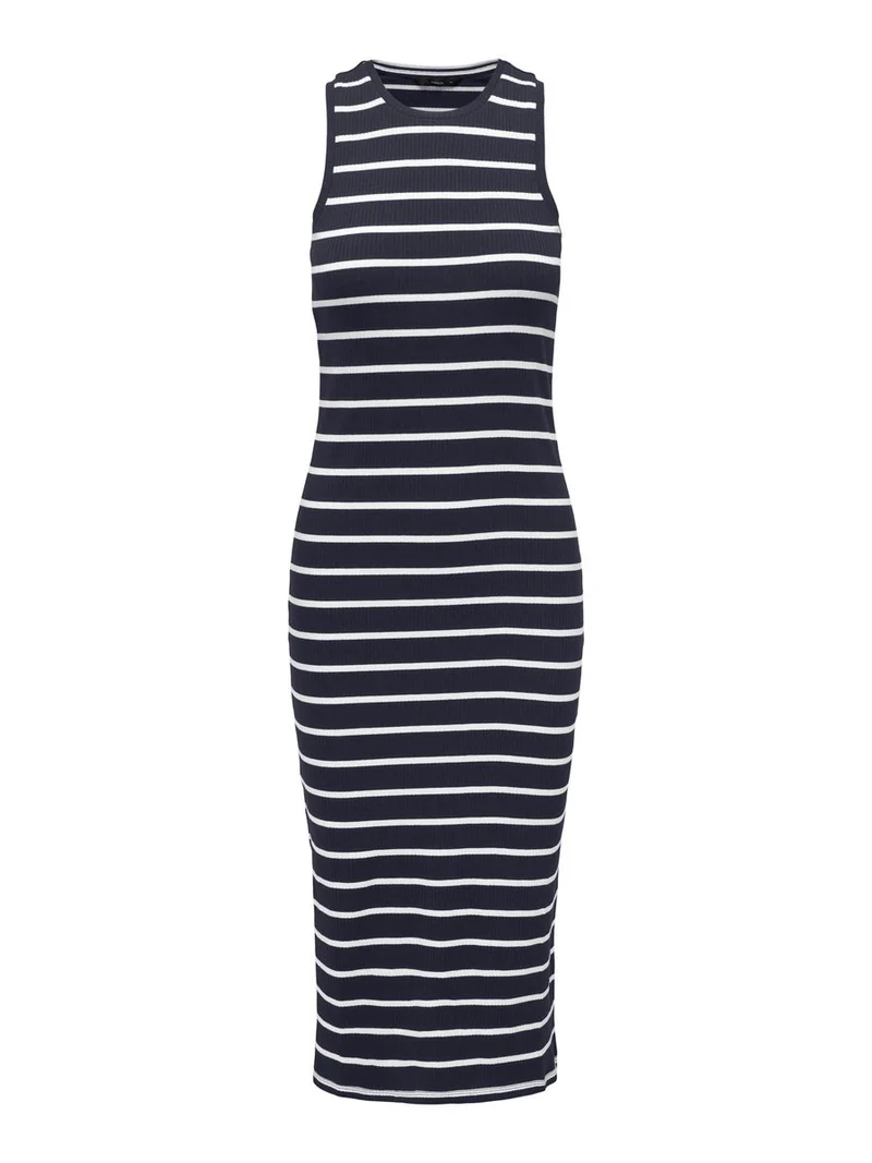 ONLBELFAST STRIPE S/L MIDIDRESS JRS NOOS