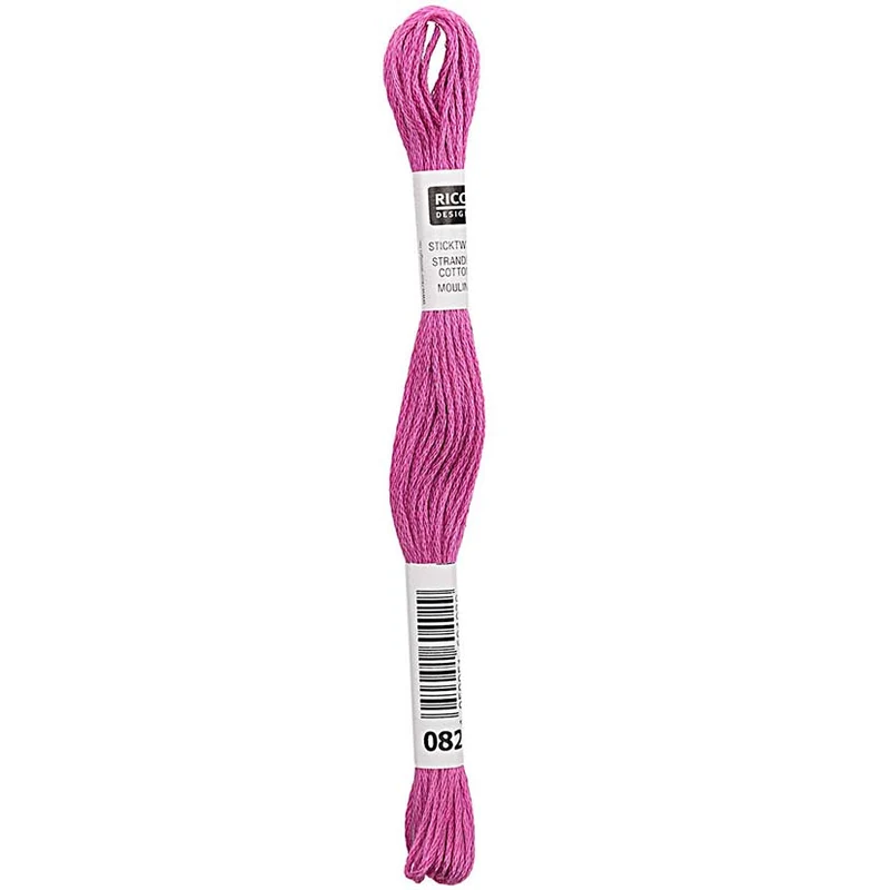 Rico Sticktwist Stickgarn 8 m 082 Magenta