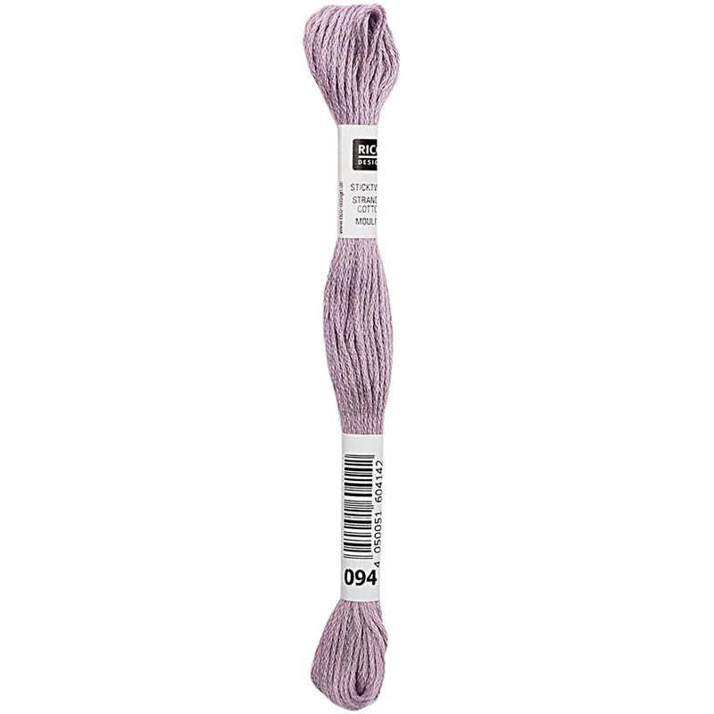 Rico Sticktwist Stickgarn 8 m 094 Aubergine