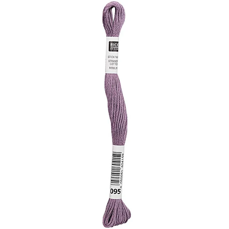 Rico Sticktwist Stickgarn 8 m 095 Aubergine