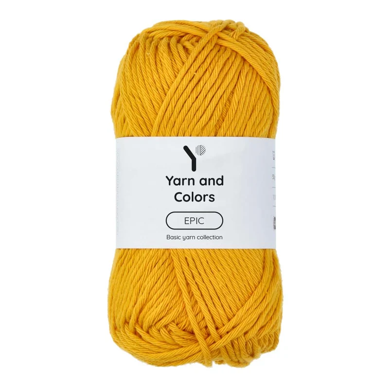 Yarn and Colors Epic 015 Senfgelb