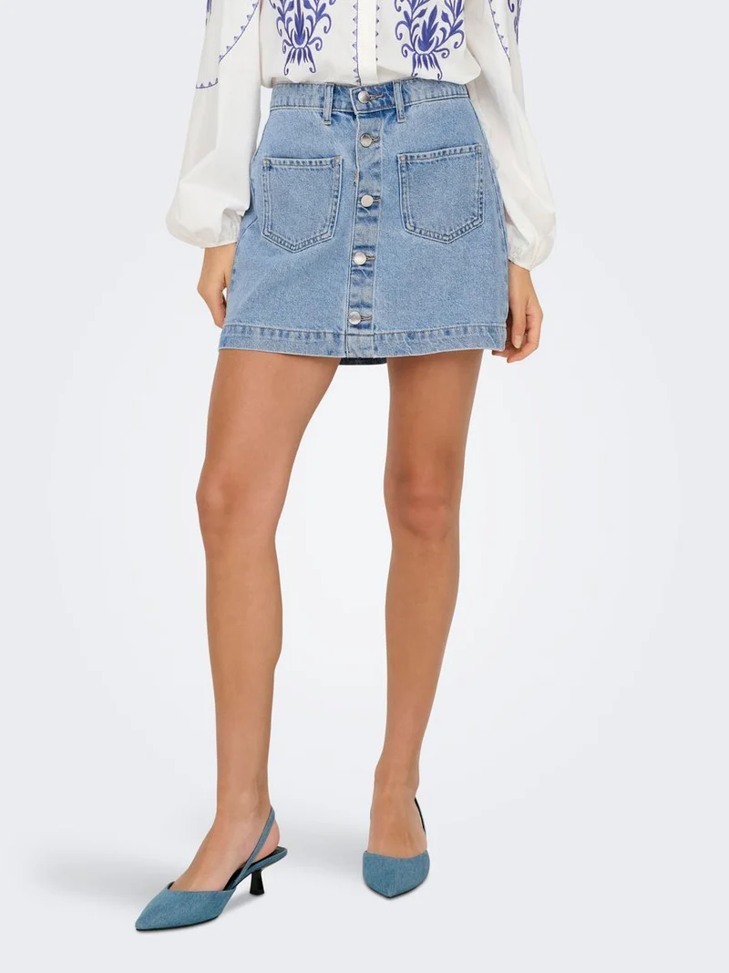 ONLAMAZING HW SKIRT TAI DNM NOOS