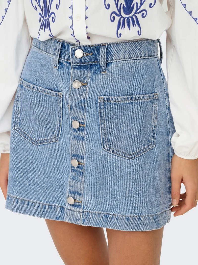 ONLAMAZING HW SKIRT TAI DNM NOOS
