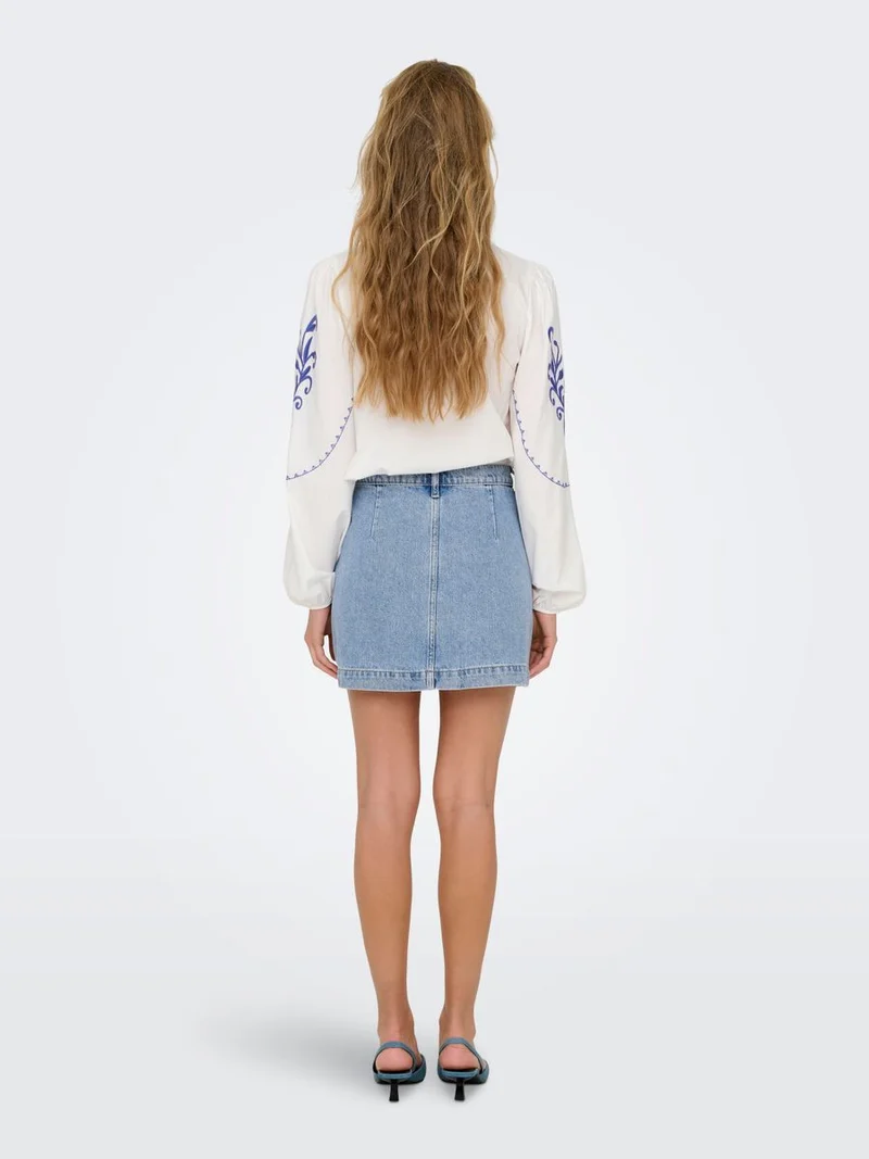ONLAMAZING HW SKIRT TAI DNM NOOS