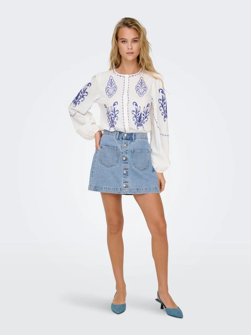 ONLAMAZING HW SKIRT TAI DNM NOOS