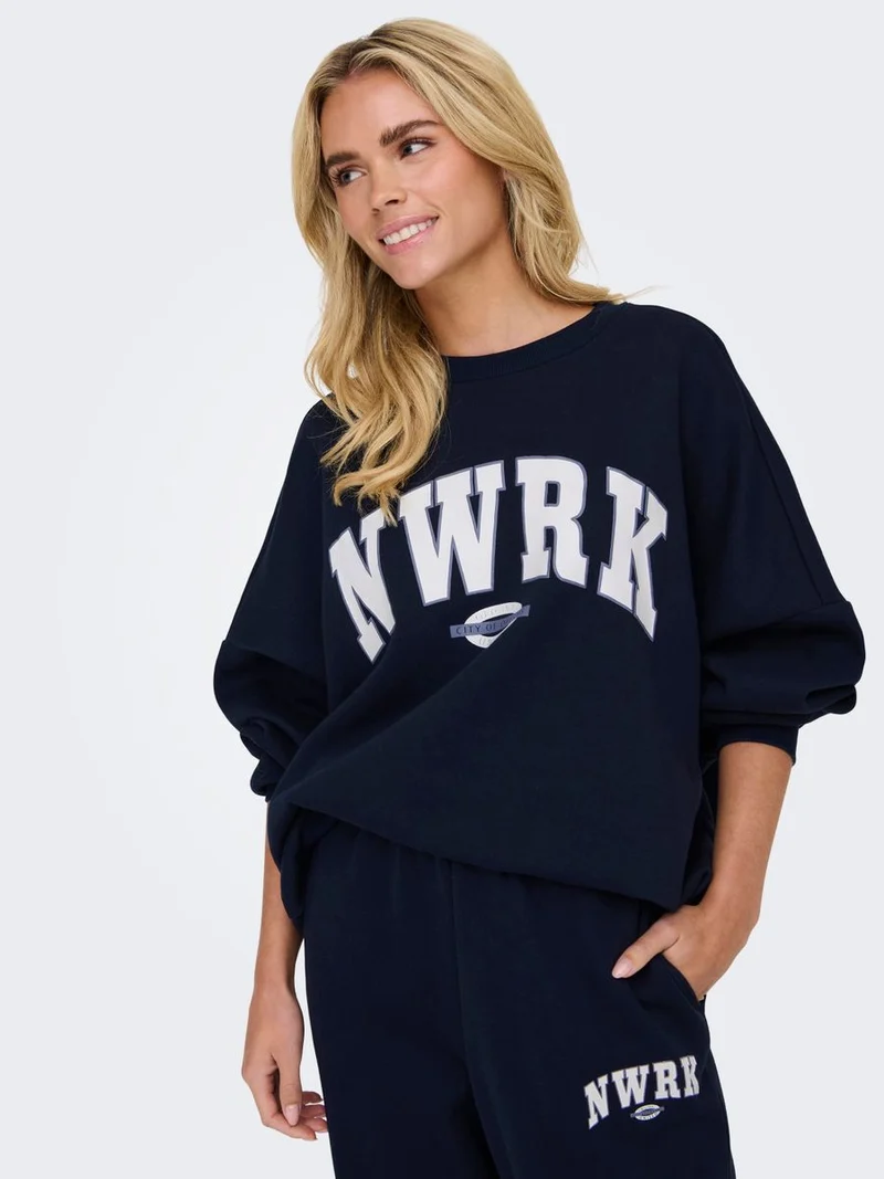 ONLDEBORAH L/S CLUB O-NECK SWT