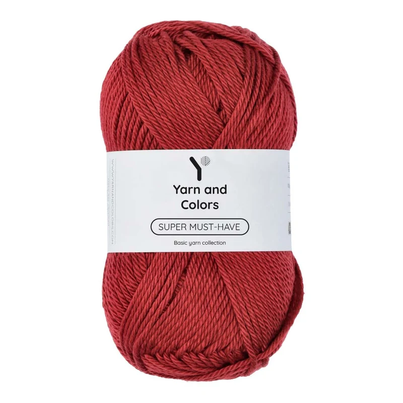 Yarn and Colors Super Must-have 029 Burgunderrot