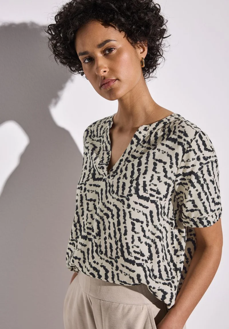 Bedruckte Bluse
