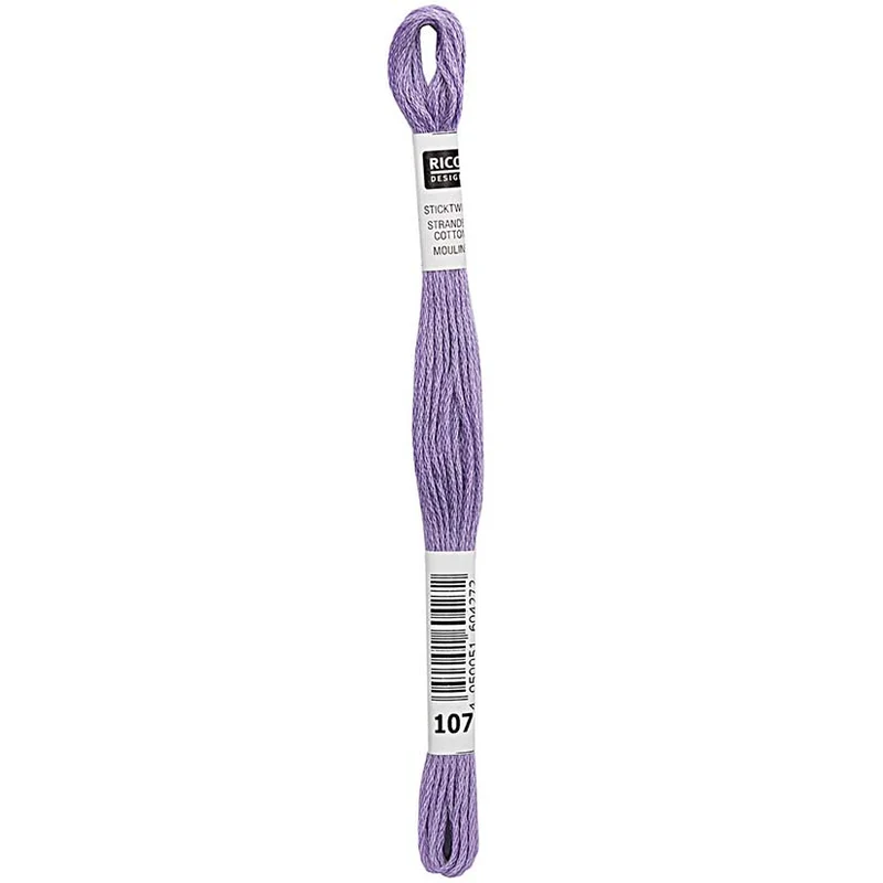 Rico Sticktwist Stickgarn 8 m 107 Hellviolett