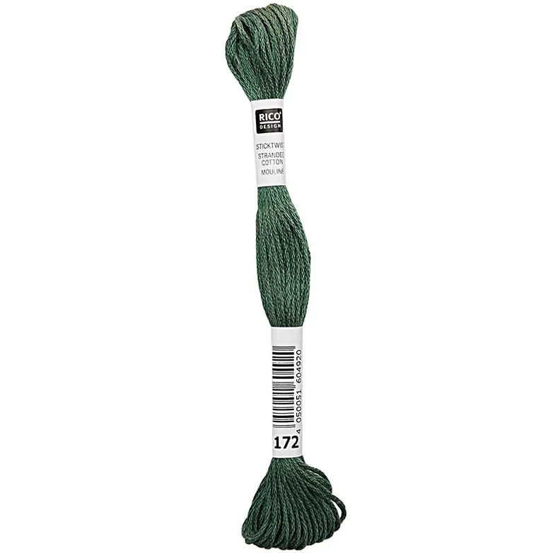 Rico Sticktwist Stickgarn 8 m 172 Dunkelgrün