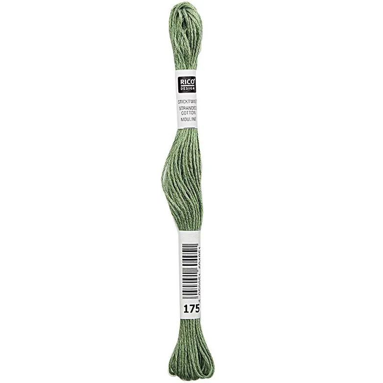 Rico Sticktwist Stickgarn 8 m 175 Pine Green