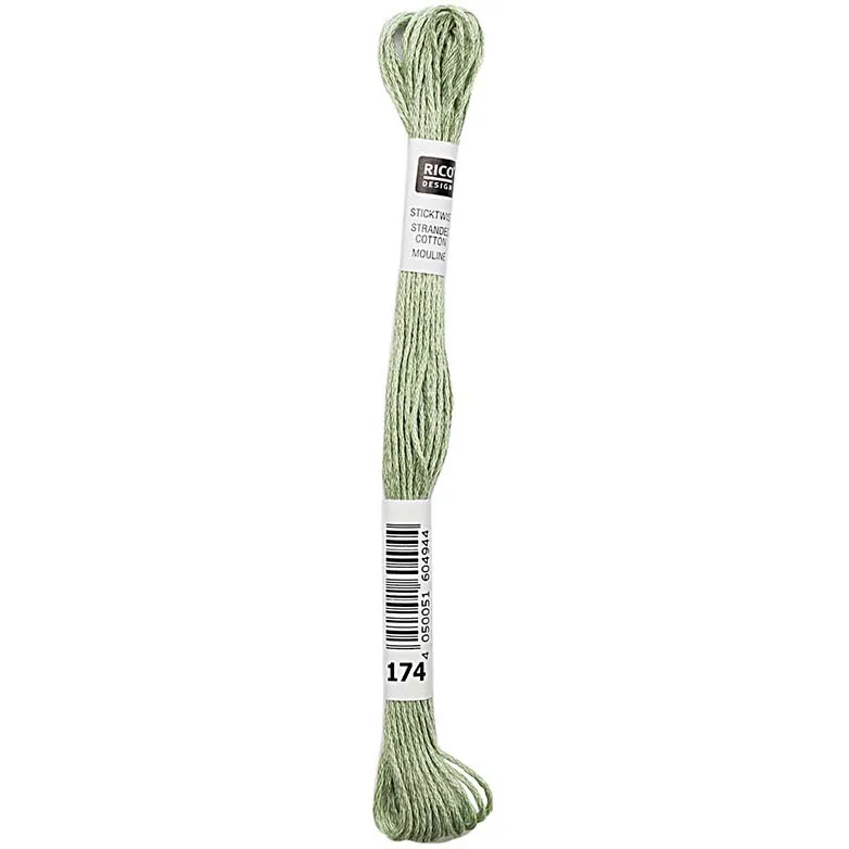 Rico Sticktwist Stickgarn 8 m 174 Pine Green