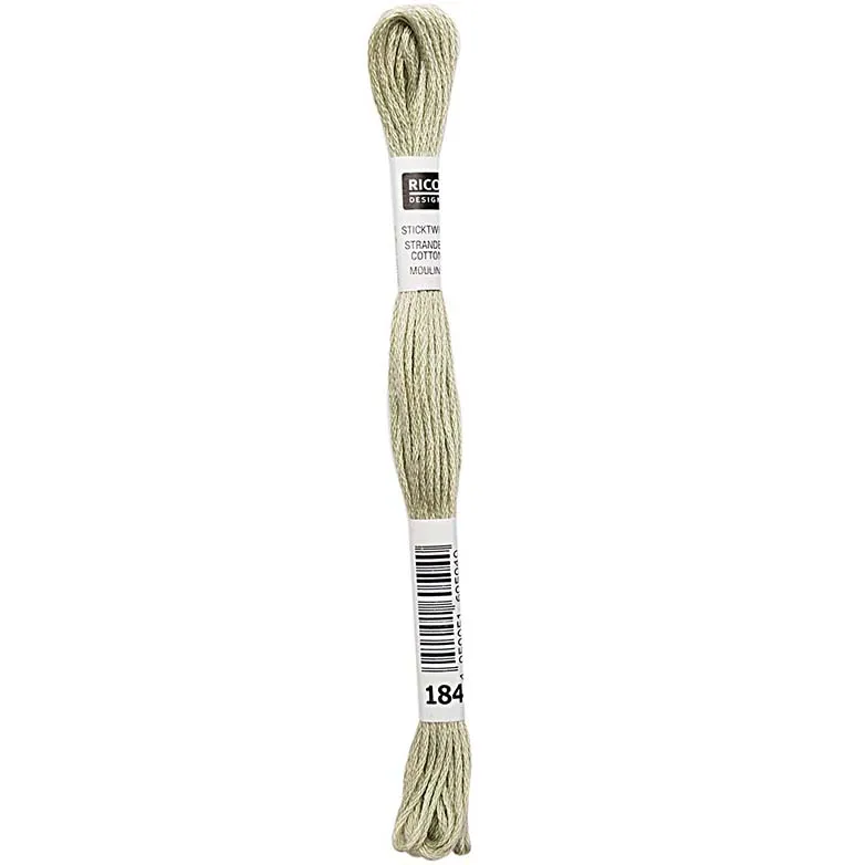 Rico Sticktwist Stickgarn 8 m 184 Khaki