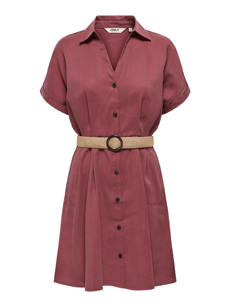 ONLNICA LIFE S/S BELT MODAL DRESS PNT