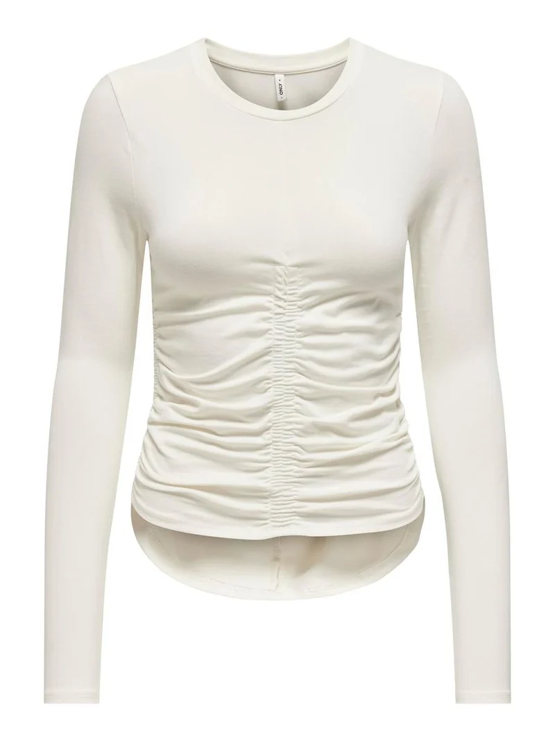 ONLISLA L/S RUCHED TOP JRS